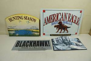 lot 111 image: Assorted Firearm and Sporting Signs