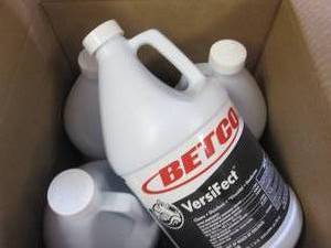 case of 41 gallon jugs of betco ve...