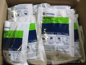 case of 24 instant cold packs...