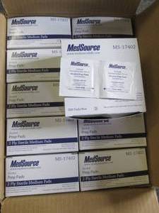 case of medsource alcohol prep pads...