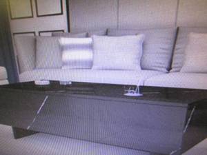 Living Room Rectangle High Gloss Co...
