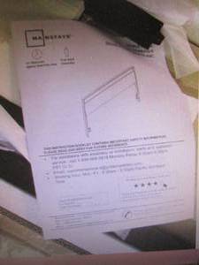 mainstays industrial headboard open...