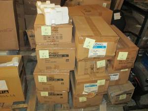 pallet of sold and unsold ...