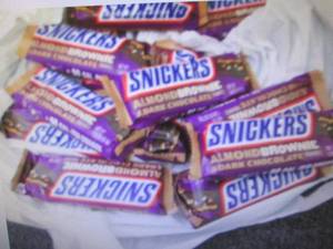 12- 1.26 oz Snickers Almond Brownie...