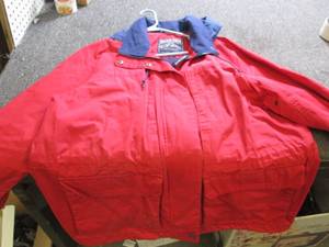 womens red jacket size xl ...
