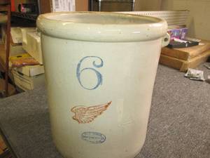 red wing crock #6...