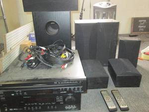 onkyo stereo system powers on ...