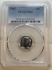 1963 Prood Dime PR66