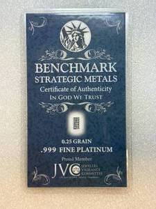 .999 Fine Platinum � Grain Bar