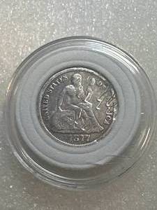 1877 Seated Liberty Dime