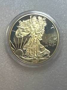 Standing Liberty Plated in 24kt Gold