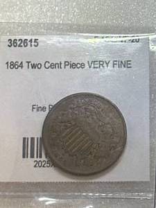 1864 Two Cent Piece