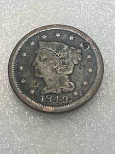1849 One Cent Penny