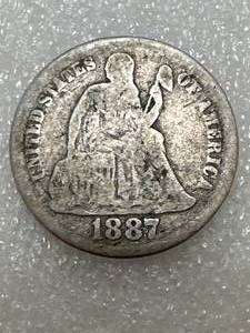 1887 Seated Liberty Dime