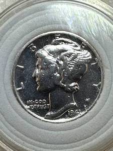 1941 Silver Mercury Dime (appears proof)