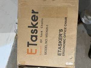 ETasker Ergonomic Mesh Back Support Swivel Office Chair with Adjustable Arm Rests