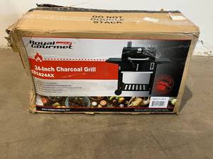 Royal Gourmet 24 in. Black Heavy Duty Charcoal BBQ Smoker