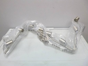 HURYEE Brushed Nickel 8-Light Rotatable Multi-Directional Heads with Flexible Foldable Arms Ceiling Track Lighting Kit