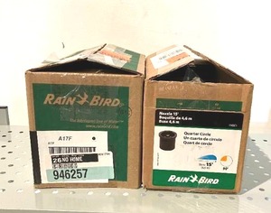 Lot of Rain Bird In-Ground Sprinkler System Parts