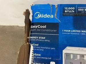 Midea 12,000 BTU EasyCool Window Air Conditioner, Dehumidifier and Fan with Remote Control