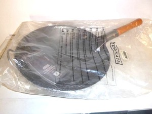 YOSUKATA 14 in. Pre-Seasoned Carbon Steel Round Bottom Wok Pan