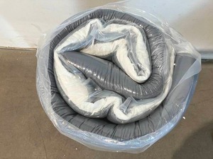 Extra Thick Memory Foam Quilted Grey and White Futon Mattress
