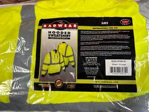Hi-Vis Level 3 Hooded Sweatshirt Size XL
