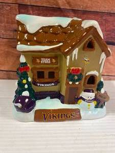 Minnesota Vikings Ceramic Christmas House
