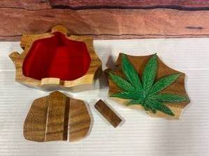 Custom Made Mahogany Locking Wood Box