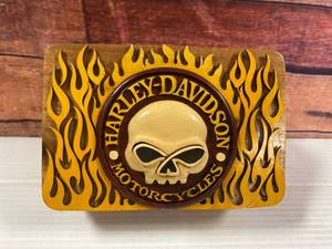 Custom Made Harley Locking Wood Box