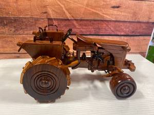Custom Made Wood Tractor