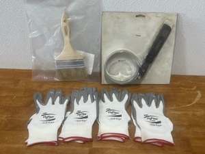 Gloves, Filter Wrench, Brush