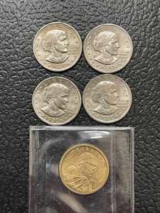 Susan B. Anthony and Sacagawea Dollars