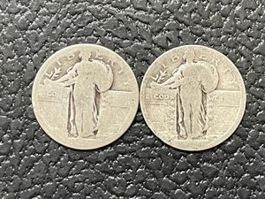 Standing Liberty Quarters