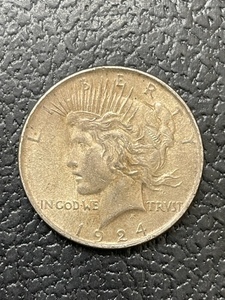 1924 Peace Dollar