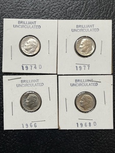 Uncirculated Roosevelt Dimes