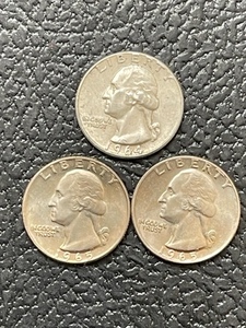 Washington Quarters 1 Silver