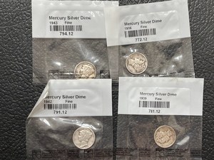 Mercury Silver Dimes