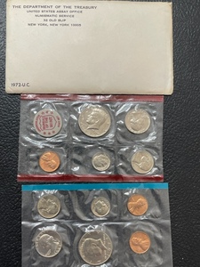 1972 P&D Uncirculated Mint Set