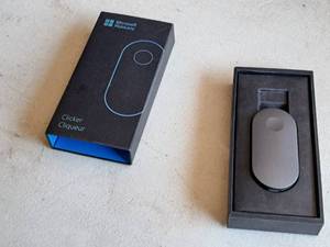 lot 21 image: Microsoft HoloLens Clicker VR Remote 1754 (in original packaging)