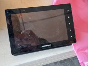 lot 23 image: Crestron TSW-750 Touch Screen TSW-750-TTK-B-S