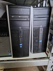 lot 42 image: Lot of (2) HP Compaq Elite 8300 Convertible Microtower Computer