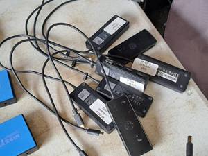 lot 54 image: Lot of (7) HP USB-C Travel Hub G2 Docking Stations