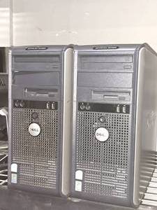 lot 205 image: Lot of (2) Dell Optiplex GX620 Tower Computer