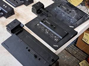 lot 260 image: Lot of (3) Lenovo ThinkPad Pro Computer Docking Station