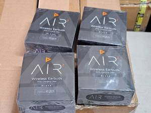 lot 151 image: Lot of (4) ADX Labs Air2 Bluetooth Wireless Earbuds