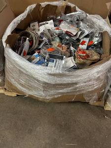 HUGE LOT of MOEN, DELTA, PFISTER TOWEL BARS, LIGHTING, PLUMBING, ELECTRIC, HALO, BULBRITE and MORE