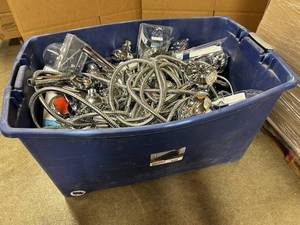 HUGE LOT of MOEN, DELTA, PFISTER TOWEL BARS, LIGHTING, PLUMBING, ELECTRIC, HALO, BULBRITE and MORE