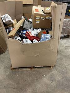 HUGE LOT of MOEN, DELTA, PFISTER TOWEL BARS, LIGHTING, PLUMBING, ELECTRIC, HALO, BULBRITE and MORE