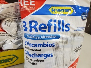 New Case of 18 Humydry Moisture Absorber Refills